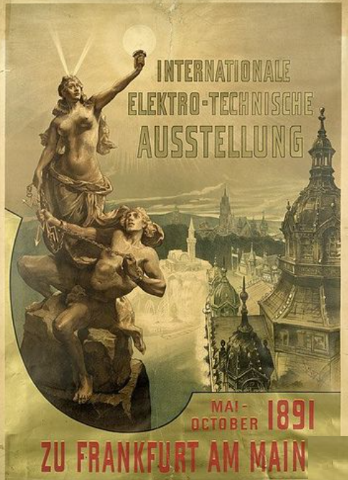 Cartel divulgativo Exposición Frankfort