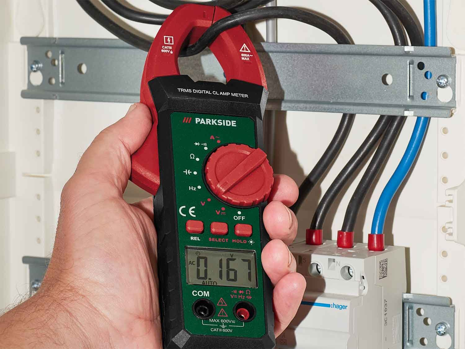 pinza amperimétrica